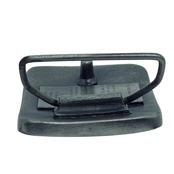 VTG Herman Survivors Silver Tone Belt Buckle W/ Mountain & Forest Design (5786) - Picture 6 of 6